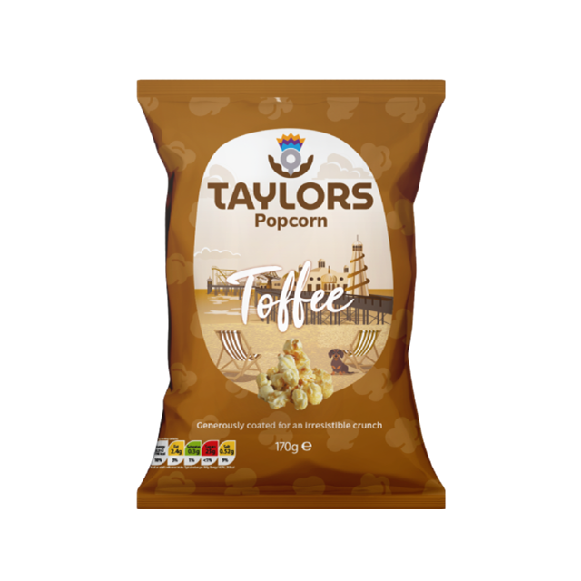 Taylors Toffee Popcorn 170g (8 Pack)
