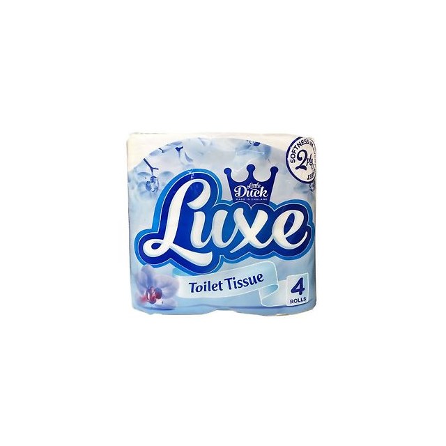 LUXE TOILET ROLL 4PACK PM £1