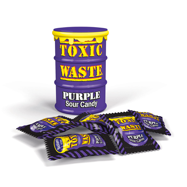 Toxic Waste Purple Sour Candy 42g (12 Pack)