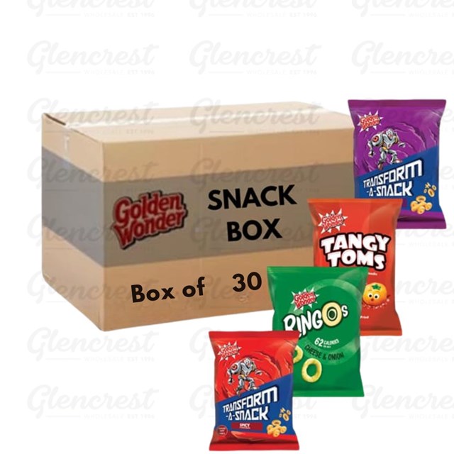 Golden Wonder Snacks Variety Box 30 Pack