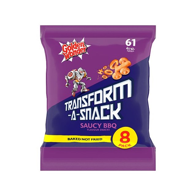 Transform-A-Snack Saucy BBQ 8 Pack 12 x 8 Pack 96 Packs