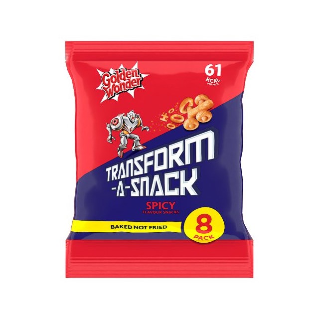 Transform-A-Snack Spicy 8 Pack 12 x 8 Pack 96 Packs