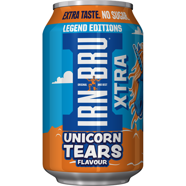 Barrs Irn Bru Xtra Unicorn Tears Limited Edition 330ml 24 Pack