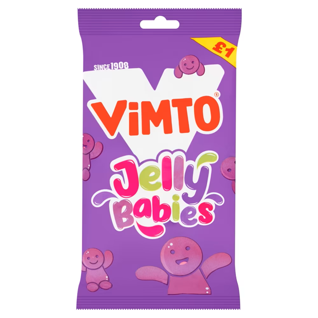 Vimto Jelly Babies 120g 12 Pack £1