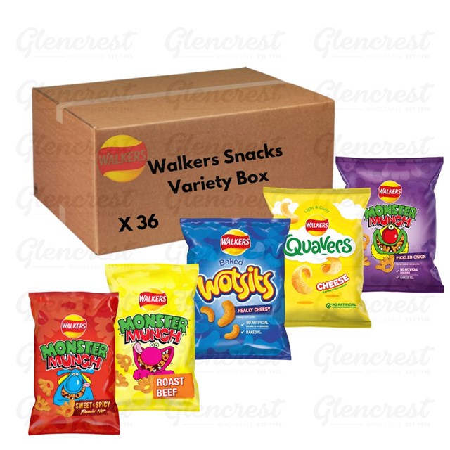 Walkers Snacks Variety Box 30 Pack