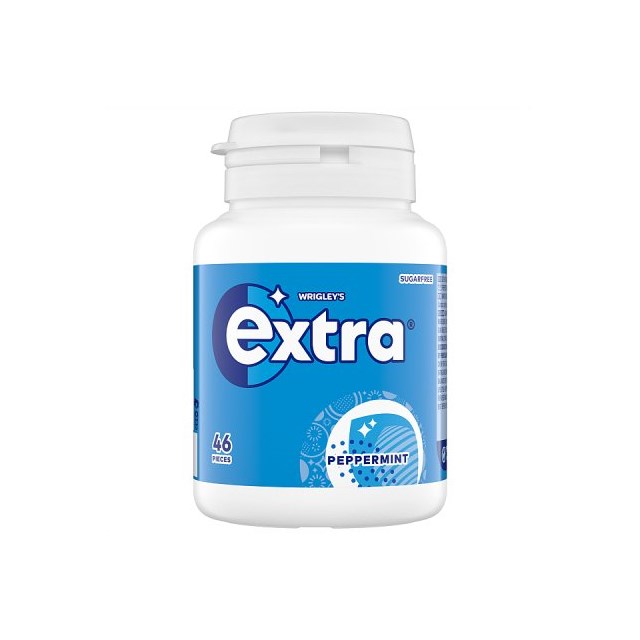 Wrigleys Extra Chewing Gum Peppermint 46 Pieces 6 Pack