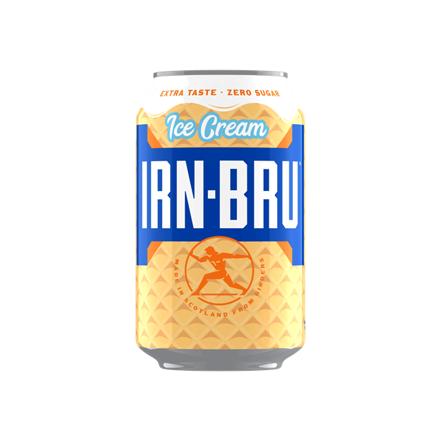 Barrs Irn Bru Ice Cream Cans 330ml 24 Pacl