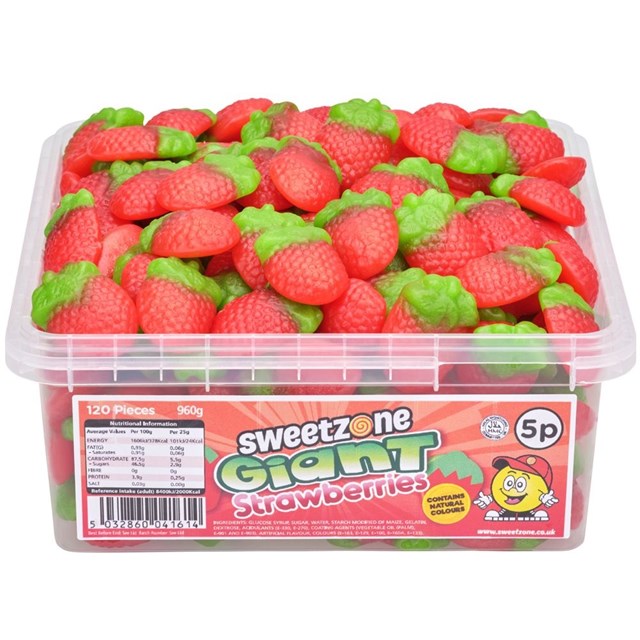 SWEETZONE 5p TUBS Giant Strawberries