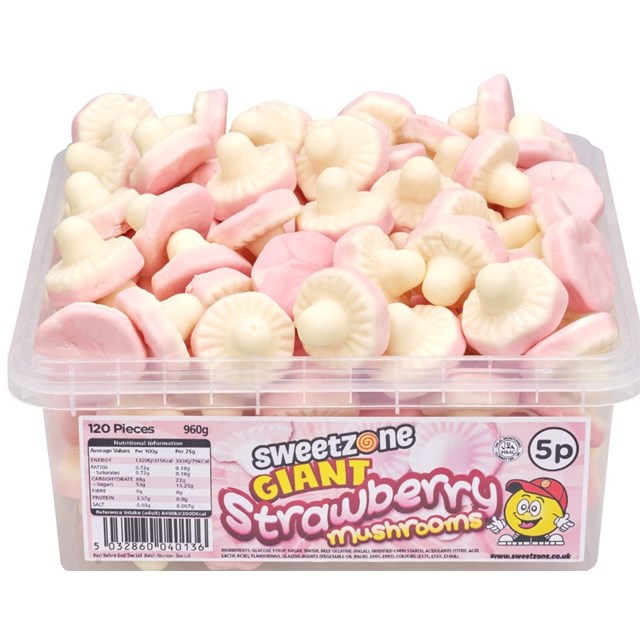 SWEETZONE 5p TUBS Strawberry Mushrooms