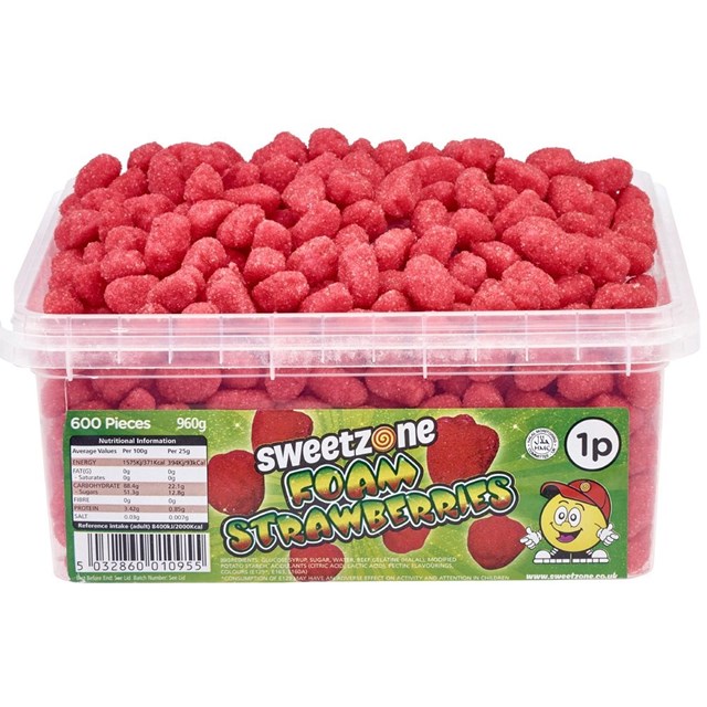 SWEETZONE 1P TUBS Foam Strawberries