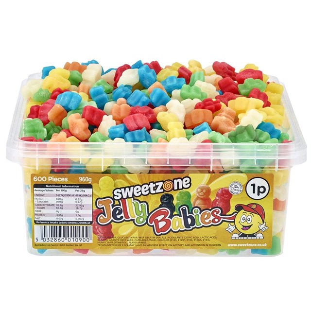 SWEETZONE 1P TUBS Jelly Babies
