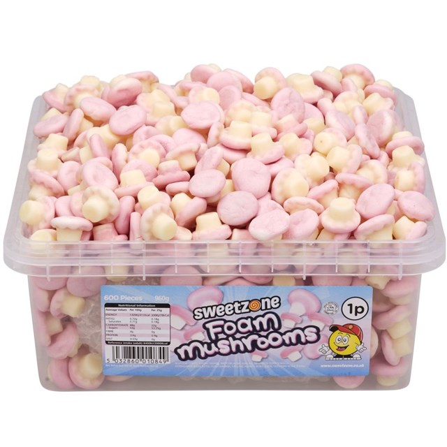 SWEETZONE 1P TUBS Foam Mushrooms