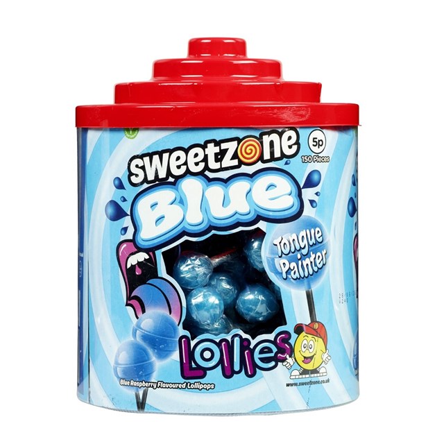 ***SWEETZONE BLUE TONGUE PAINTER LOLLIES