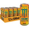 Monster Energy Drink Plain Pack Khaotic 500ml (12 Pack)