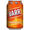 Barrs Orangeade 330ml 59p (24 Pack)