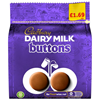 Cadburys Dairy Milk Buttons £1.85 85g (10 Pack)