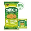 Jacobs Mini Cheddars Crinkly Cheese & Onion 23g 12 x 6 Pack