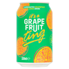 Ting Sparkling Flavoured Grapefuit Drink 330ml 24 Pack
