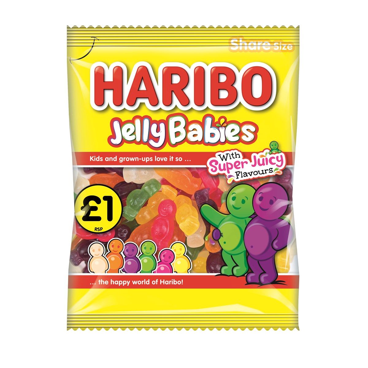 HARIBO £1 JELLY BABIES 160g (12 PACK)