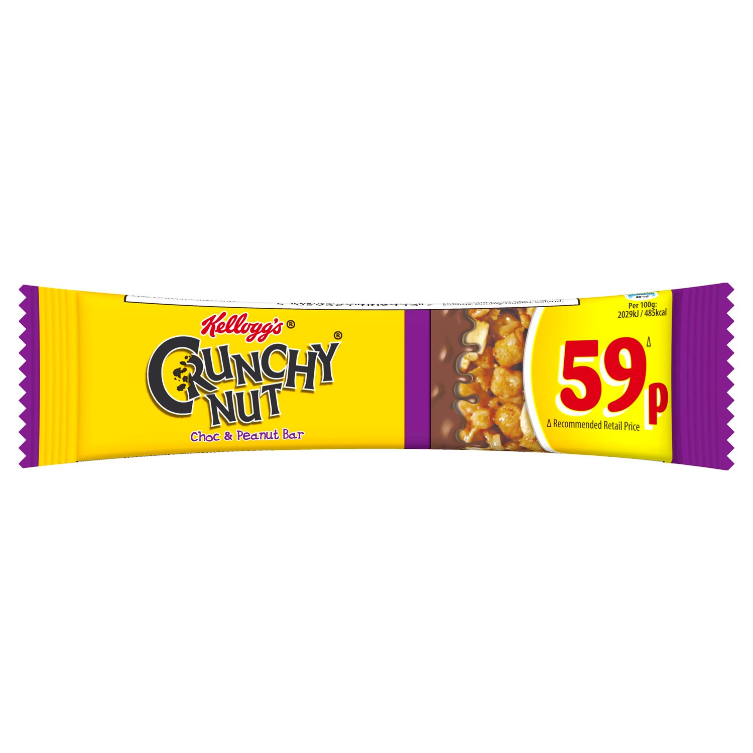 KELLOGGS CEREAL BARS 59P CRUNCHY NUT (24 PACK)