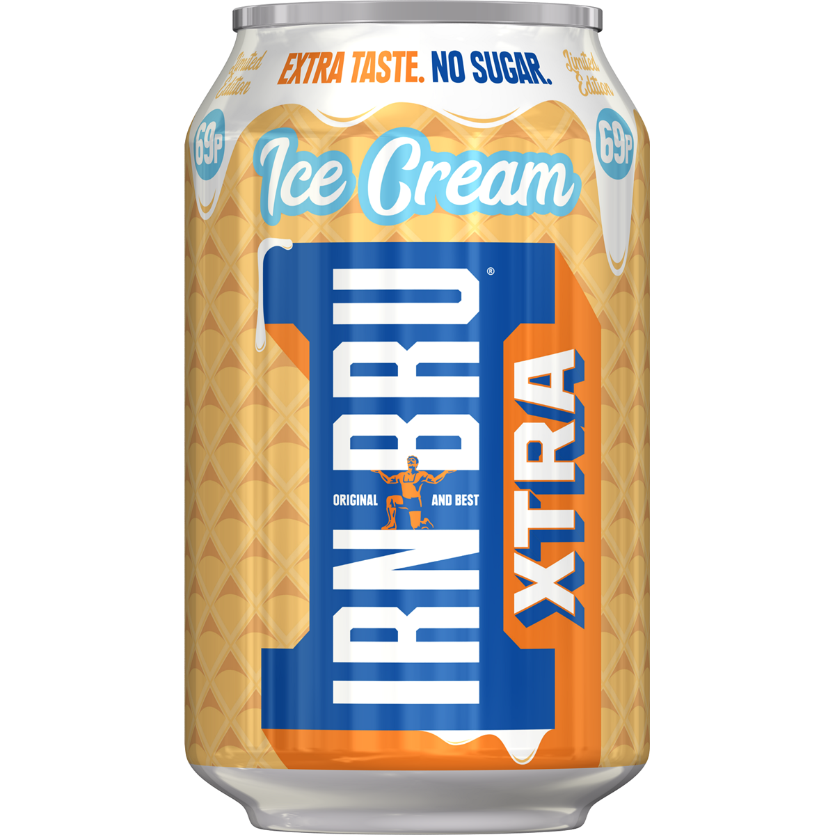 Barrs Irn Bru Xtra Ice Cream Limited Edition 330ml 69p (24 Pack)