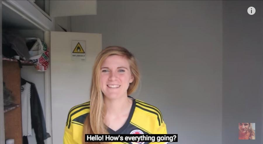 Naomi spent her year abroad working in Medellín, Colombia