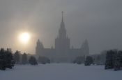 Moscow State University in a haze by Argenberg Moscow State University in a haze by Argenberg