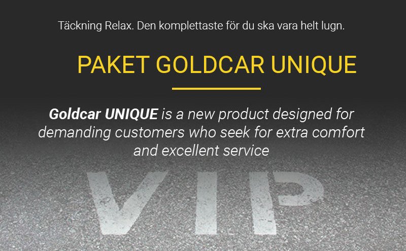 Hyrbilar goldcar unique