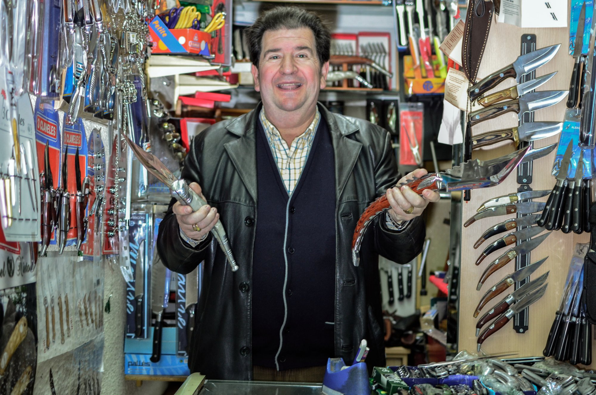 Albacete ha sido históricamente conocida por la calidad de sus navajas y cuchillos. Foto: Ramón Peco. Albacete ha sido históricamente conocida por la calidad de sus navajas y cuchillos. Foto: Ramón Peco.
