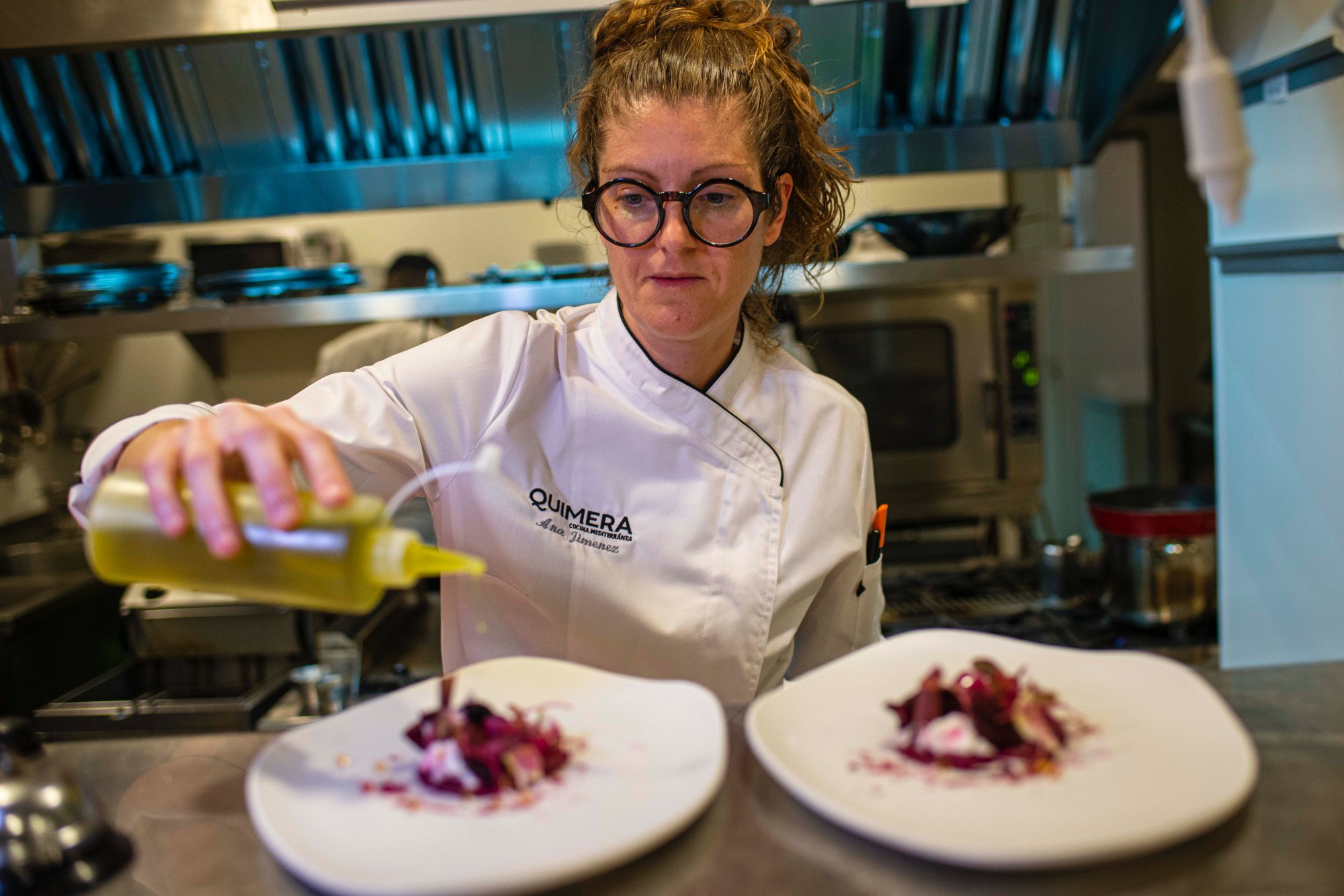 Restaurante 'Quimera' (Formentera): Ana Jiménez García en la cocina Restaurante 'Quimera' (Formentera): Ana Jiménez García en la cocina