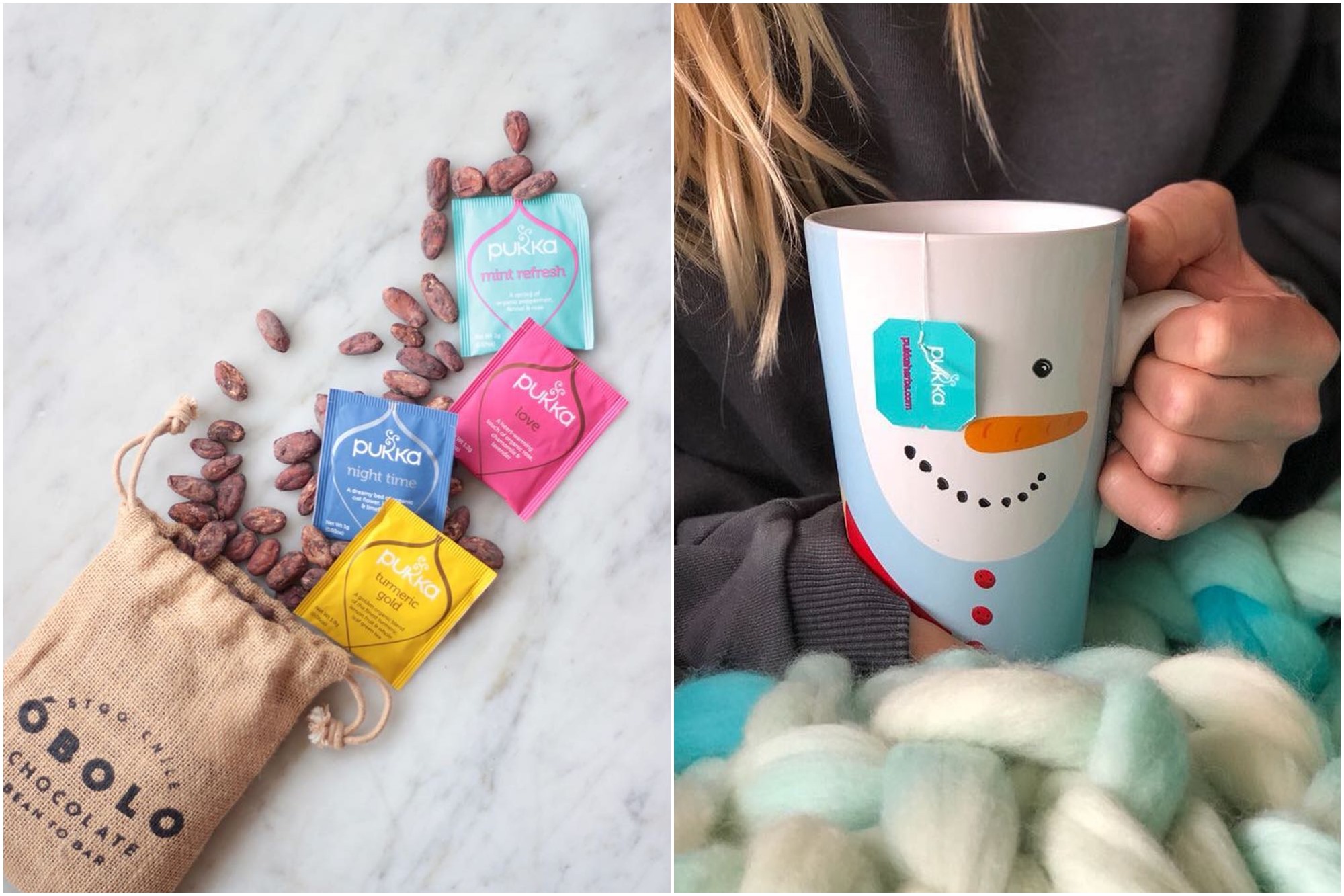 Ya no solo las tazas, también el envoltorio de las infusiones tiene un diseño incluso temático. Foto: Facebook Pukka. Ya no solo las tazas, también el envoltorio de las infusiones tiene un diseño incluso temático. Foto: Facebook Pukka.