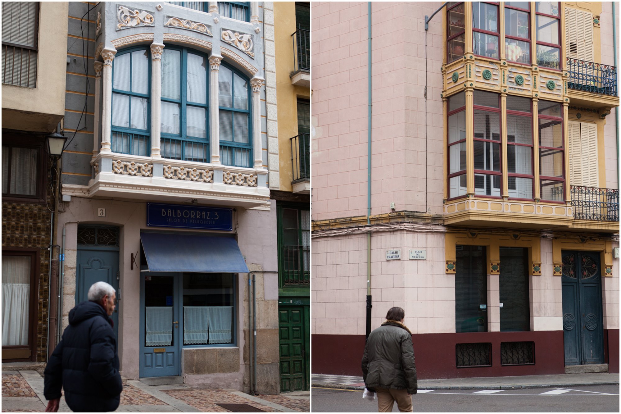 La casa de Faustina Leirado en la calle Balborraz contrasta con las casas de la calle Traviesa. La casa de Faustina Leirado en la calle Balborraz contrasta con las casas de la calle Traviesa.