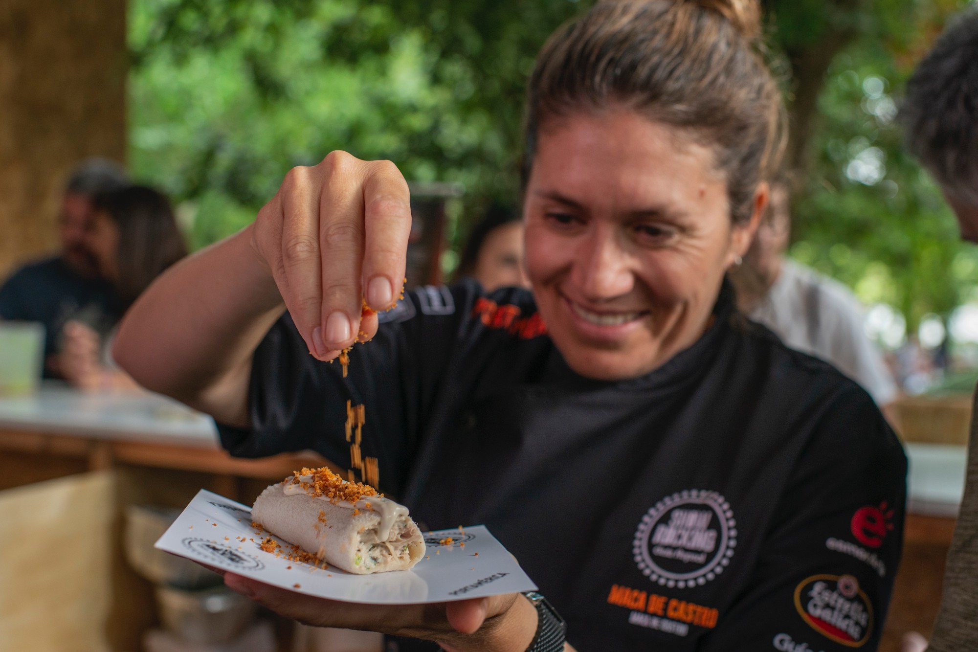 Portamerica 2019: Maca de Castro con su roll de pollo frío y encurtidos mediterráneos Portamerica 2019: Maca de Castro con su roll de pollo frío y encurtidos mediterráneos