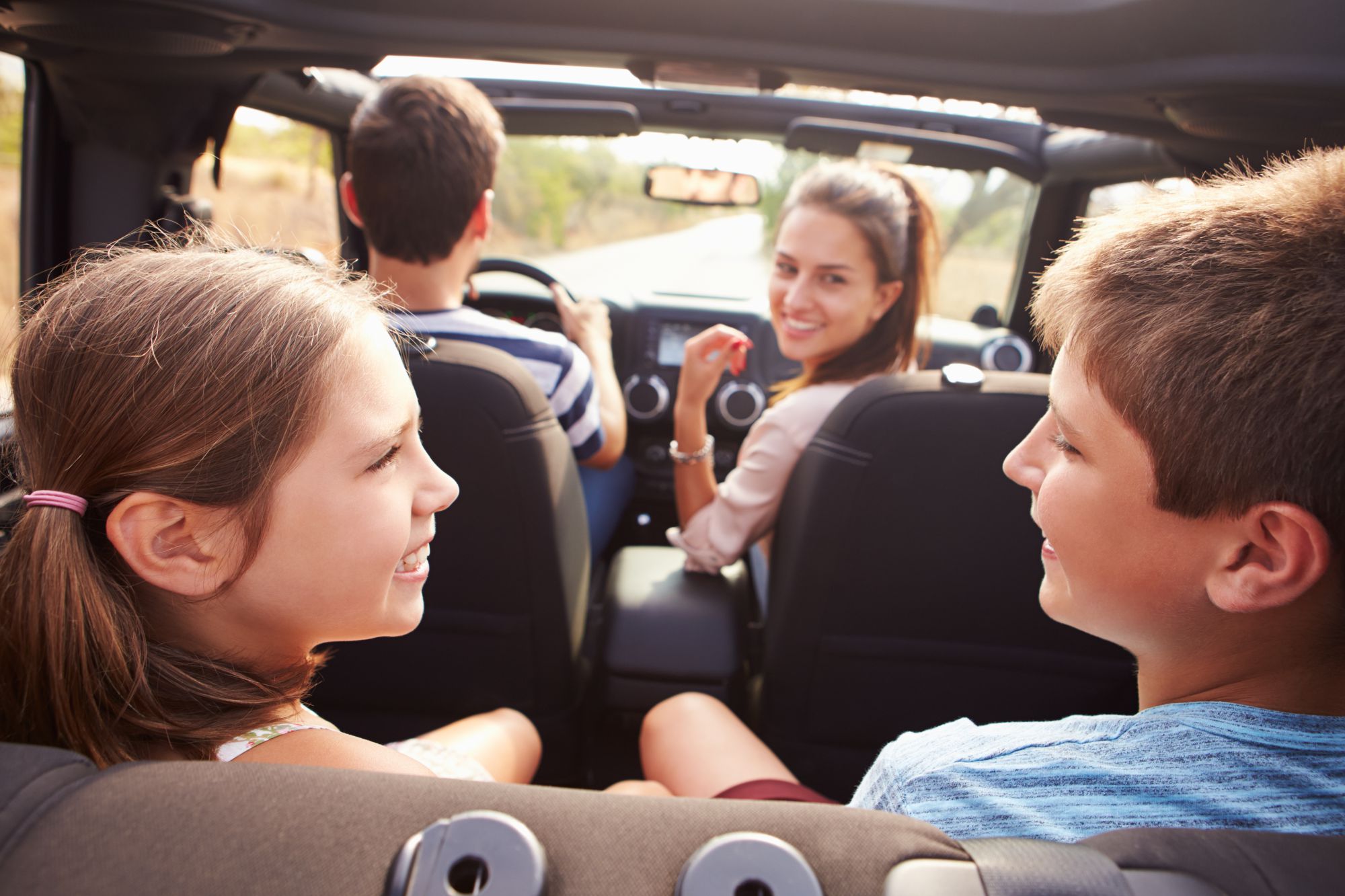 Niños en el coche Niños en el coche