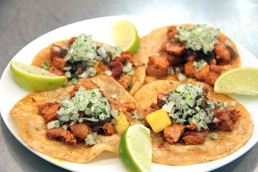 Los tacos al pastor de 'Gatxupa'. Los tacos al pastor de 'Gatxupa'.