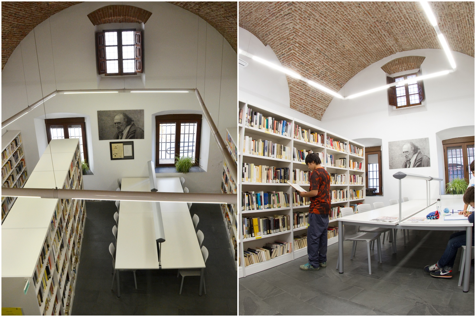 El nombre de la Biblioteca Municipal, Rafael Sánchez Ferlosio, es el único homenaje que el escritor aceptó en vida. Foto: Pedro Gutierrez y Antonio Karpint. El nombre de la Biblioteca Municipal, Rafael Sánchez Ferlosio, es el único homenaje que el escritor aceptó en vida. Foto: Pedro Gutierrez y Antonio Karpint.