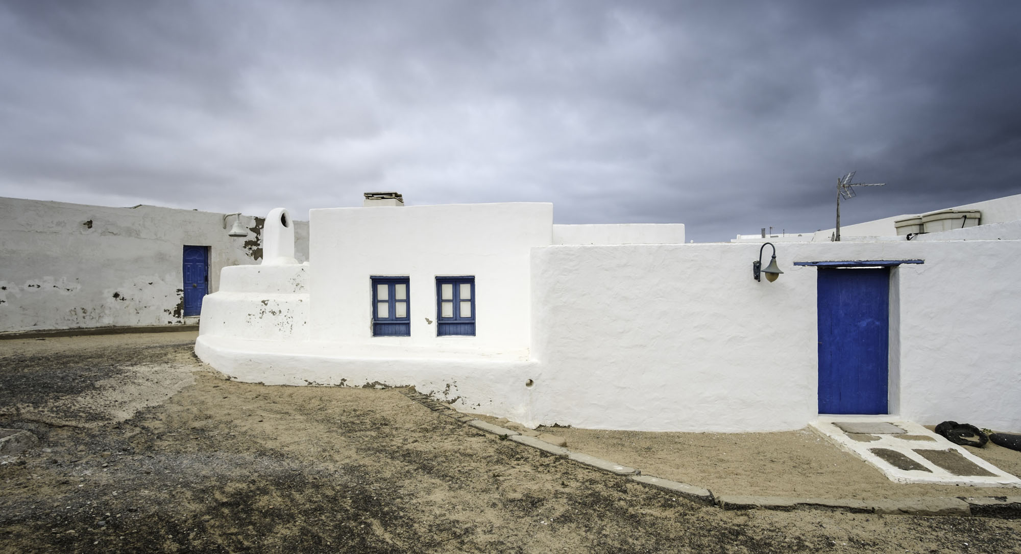 Casas de la localidad Caleta de Sebo. Casas de la localidad Caleta de Sebo.