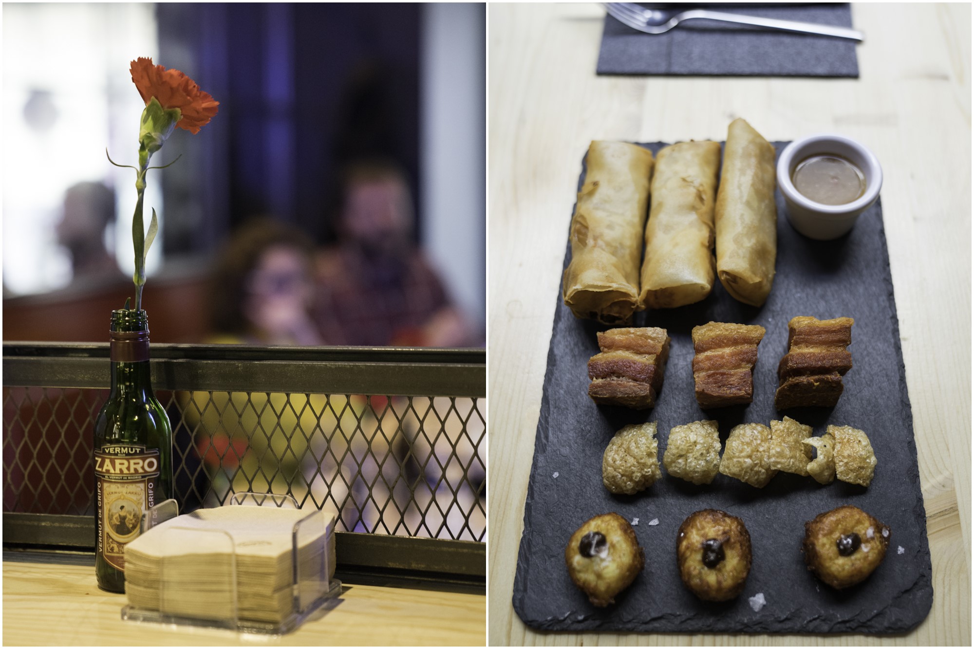 Tabla de 'hits': rollitos de cocido, torreznos 2.0 y buñuelos de queso. Tabla de 'hits': rollitos de cocido, torreznos 2.0 y buñuelos de queso.