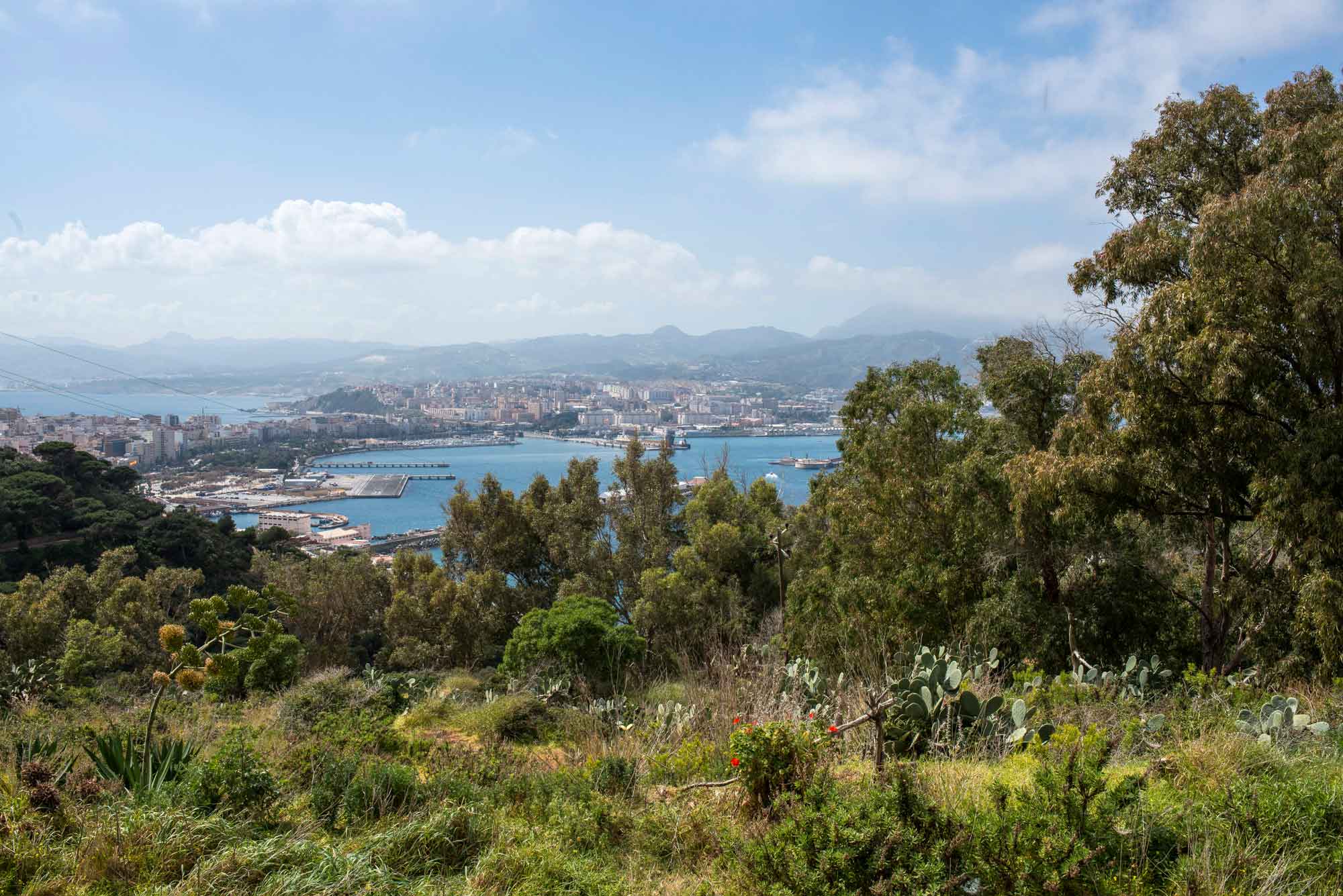 Vistas desde el Mirador de San Antonio en Ceuta. Vistas desde el Mirador de San Antonio en Ceuta.