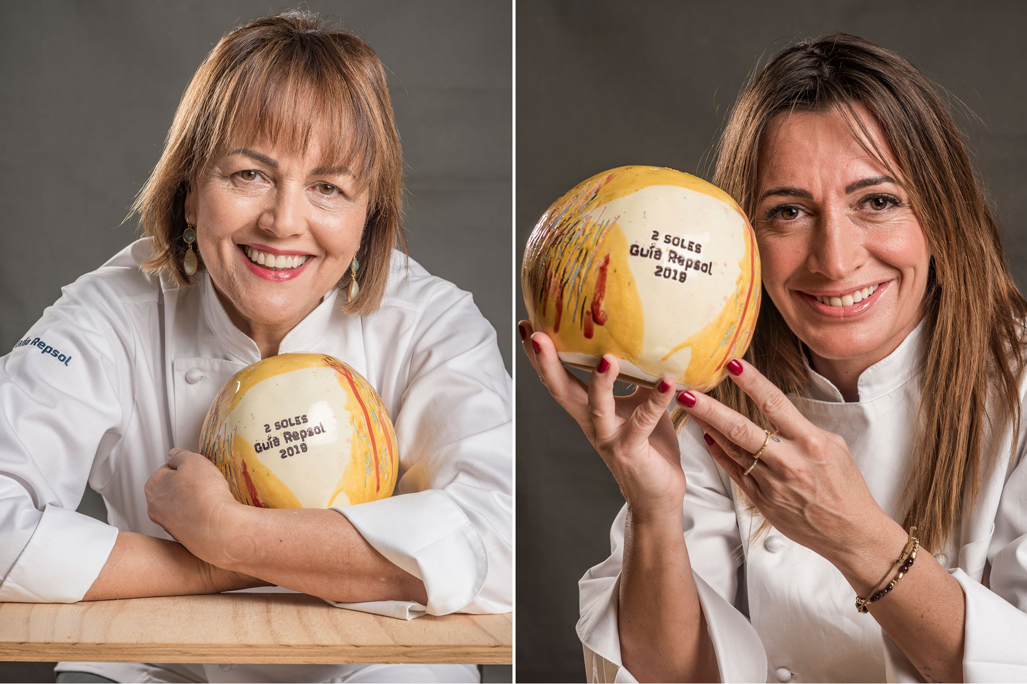 María José San Román, de 'Monastrell', y Begoña Rodrigo, de 'La Salita'. María José San Román, de 'Monastrell', y Begoña Rodrigo, de 'La Salita'.