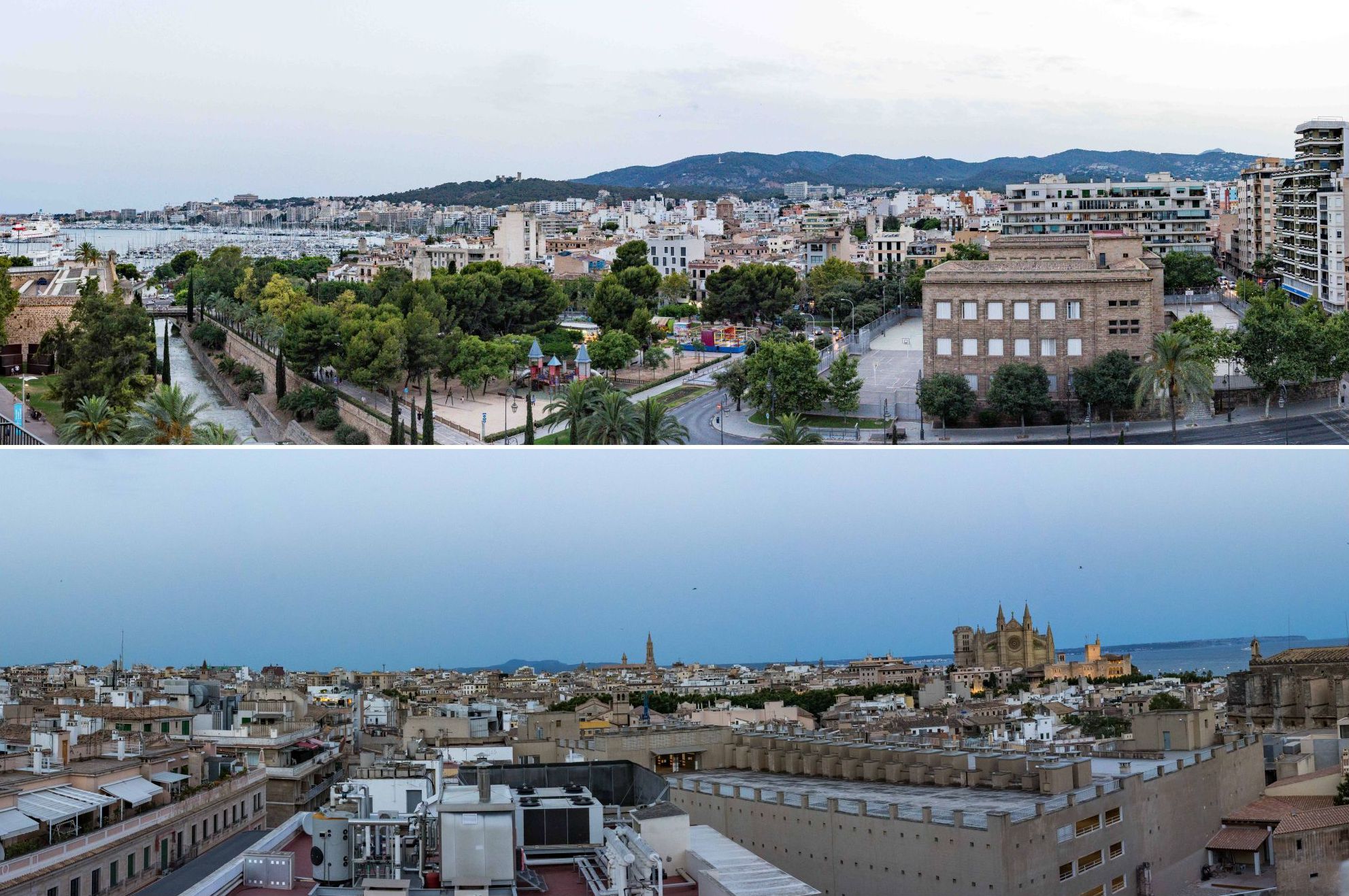 Terrazas en Palma: Blue Jazz Club (vistas de la ciudad) Terrazas en Palma: Blue Jazz Club (vistas de la ciudad)