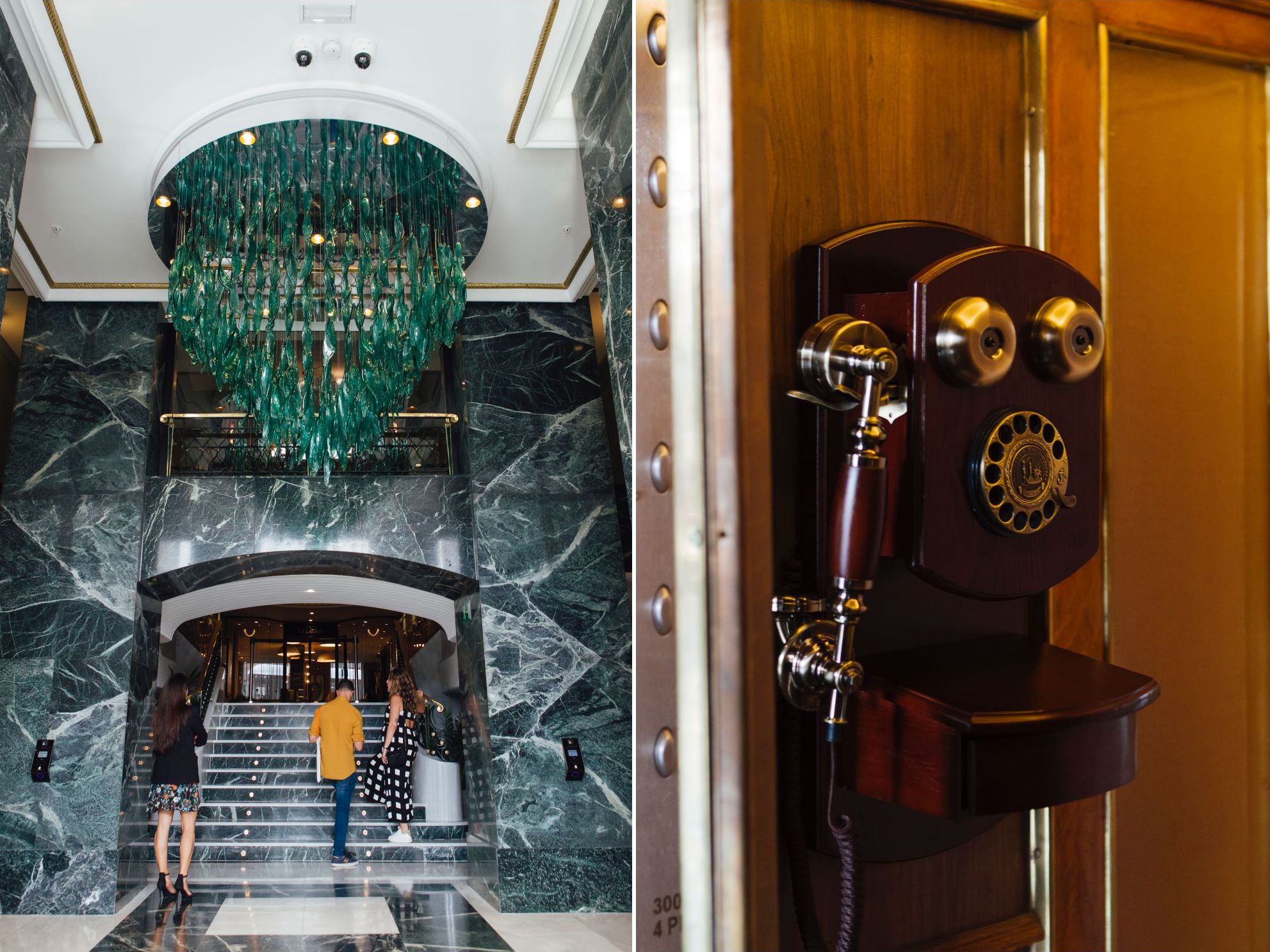 Azotea Hotel RIU Plaza España: lámpara y teléfono de decoración Azotea Hotel RIU Plaza España: lámpara y teléfono de decoración