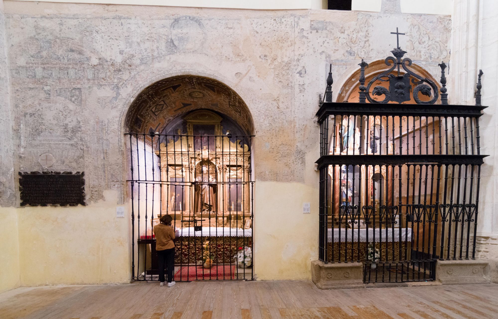 Medina del Campo: rejas y capillas de la Colegiata Medina del Campo: rejas y capillas de la Colegiata