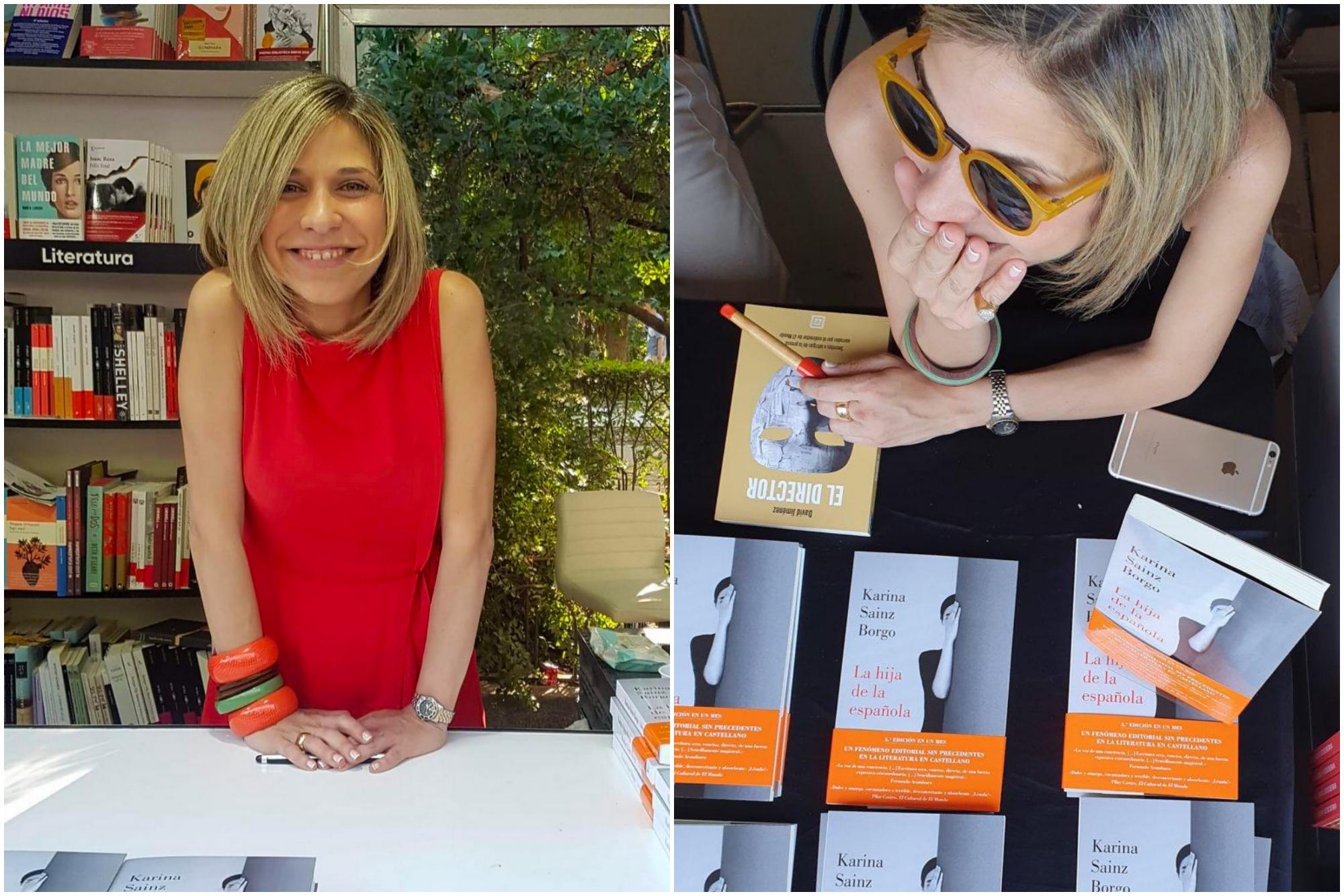 Karina promocionando su nuevo libro. Foto: Instagram / WMagazín Karina promocionando su nuevo libro. Foto: Instagram / WMagazín
