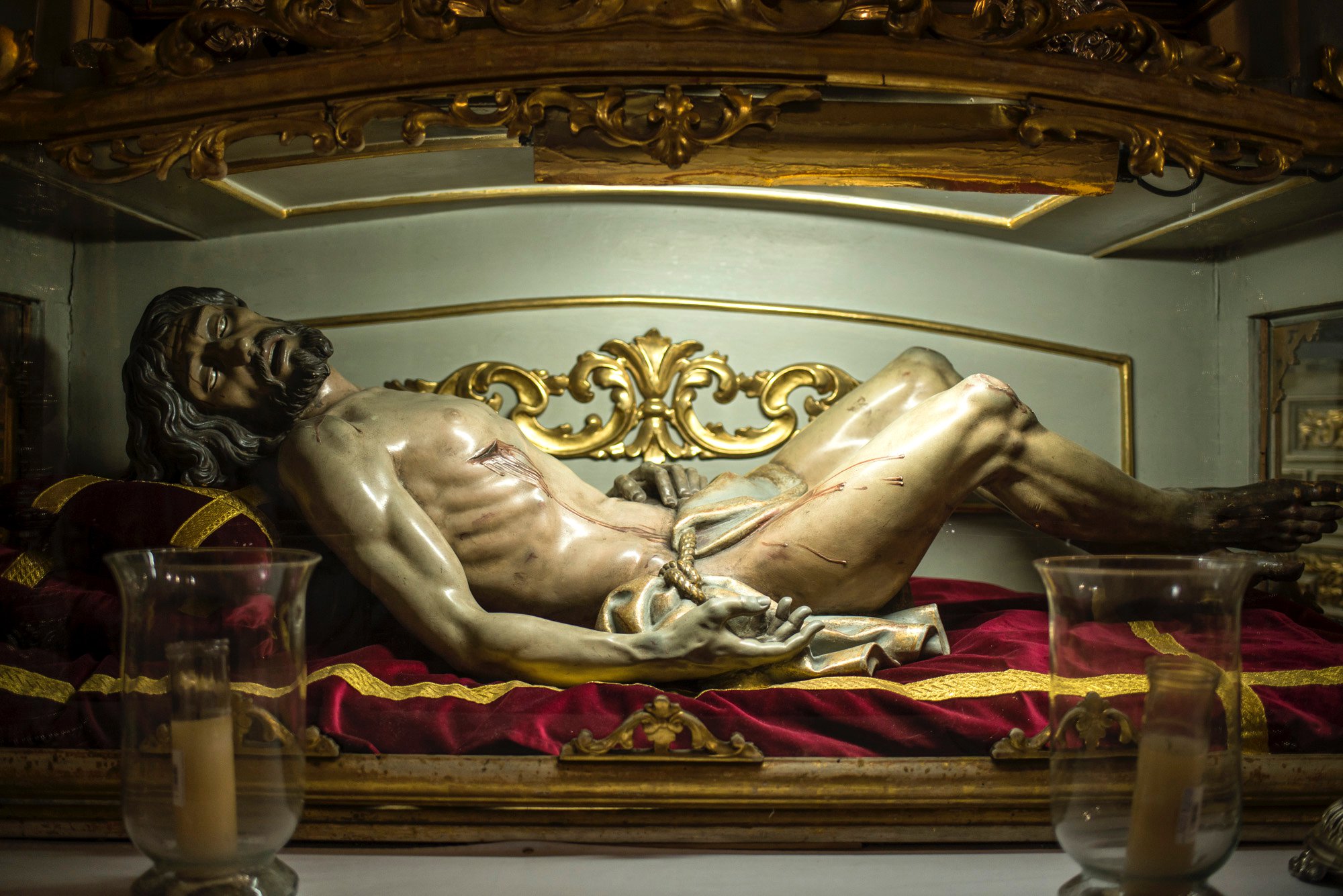 Ceuta: una de las imágenes de Cristo que procesiona en la Semana Santa Ceuta: una de las imágenes de Cristo que procesiona en la Semana Santa