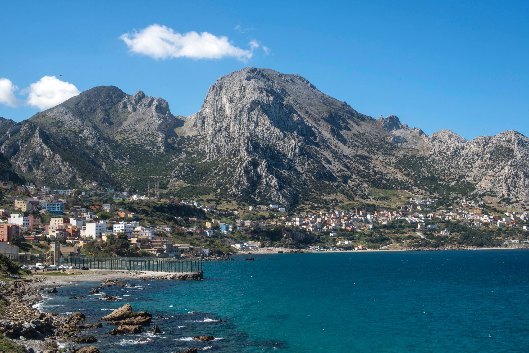 Mirador de Ceuta: La Mujer Muerta desde Benzú Mirador de Ceuta: La Mujer Muerta desde Benzú