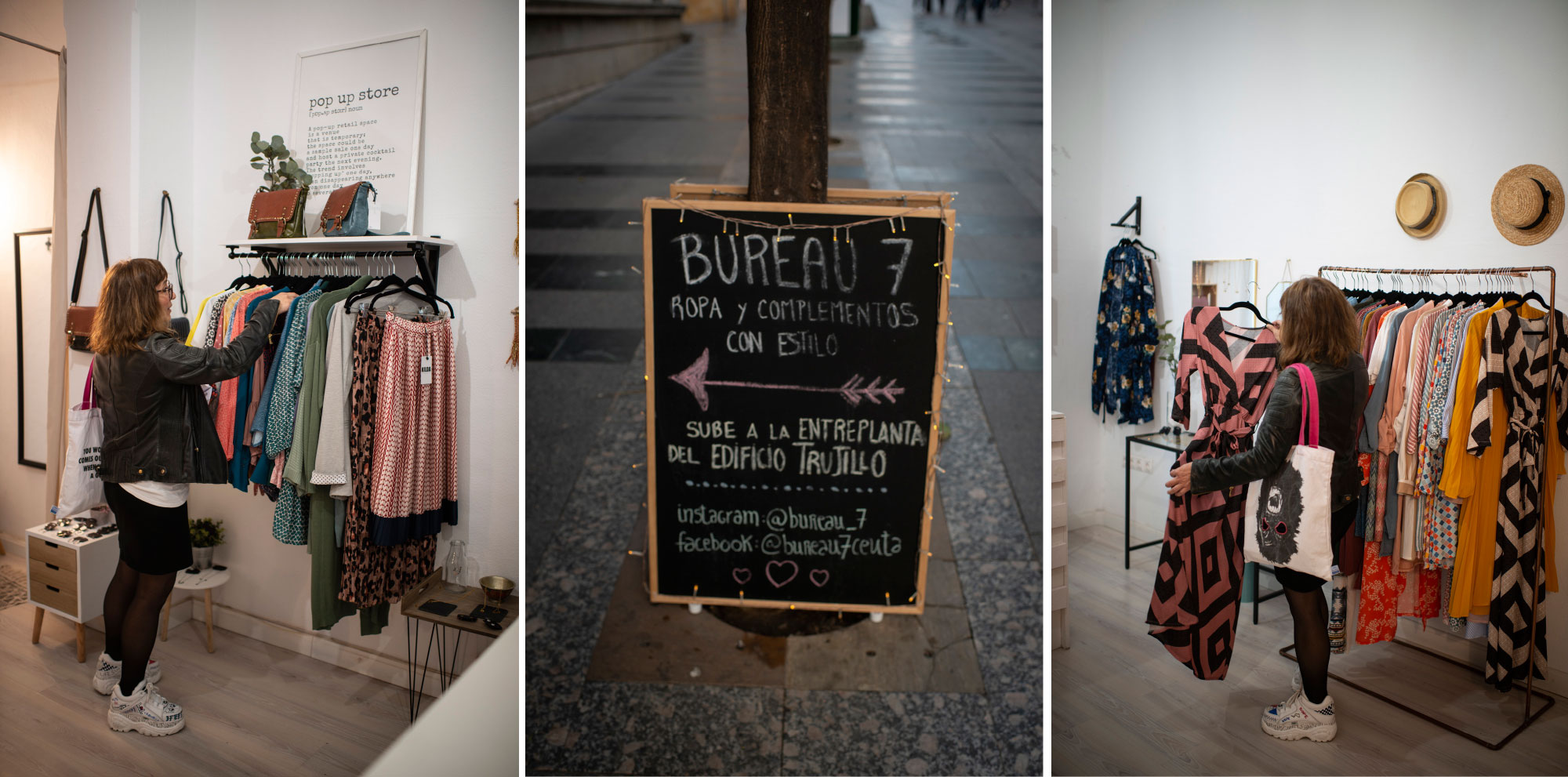 Fotomontaje de una tienda en el Edificio Trujillo, en Ceuta. Fotomontaje de una tienda en el Edificio Trujillo, en Ceuta.