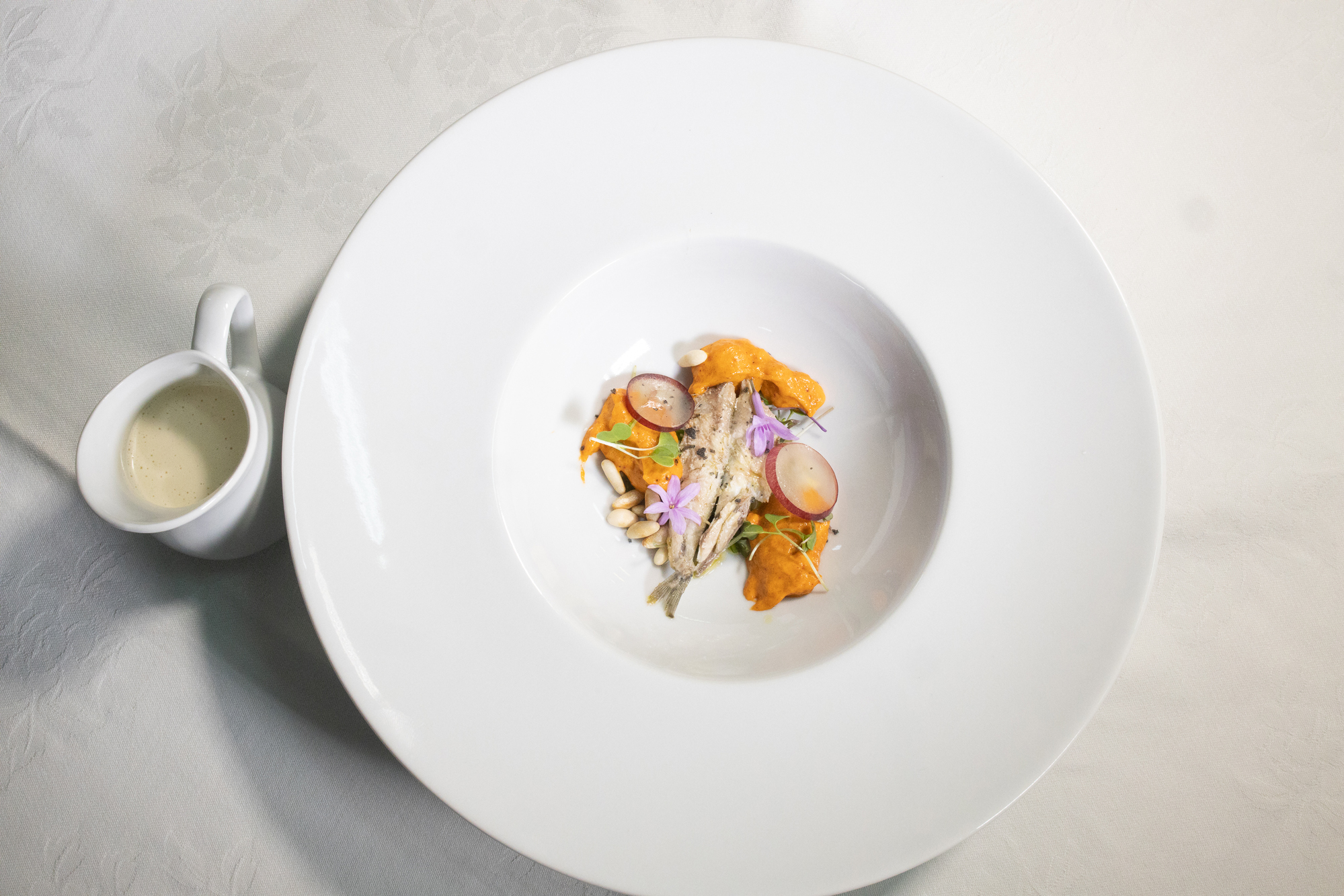 El Gazpacho blanco boquerón, de Juan Antonio Ortega. El Gazpacho blanco boquerón, de Juan Antonio Ortega.