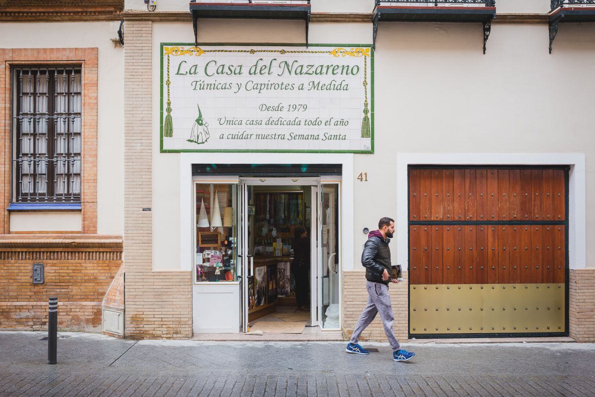 'La Casa del Nazareno', en la calle Matahacas, desde 1979. 'La Casa del Nazareno', en la calle Matahacas, desde 1979.