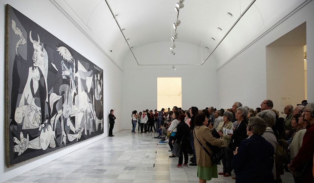 El 'Guernica', de Pablo Picasso, expuesto en el Museo Reina Sofía. Foto Cedidas. El 'Guernica', de Pablo Picasso, expuesto en el Museo Reina Sofía. Foto Cedidas.